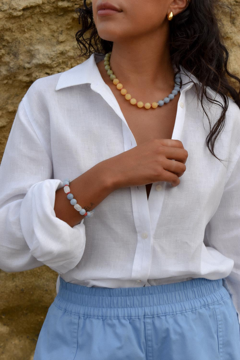 ANGELITE BRACELET