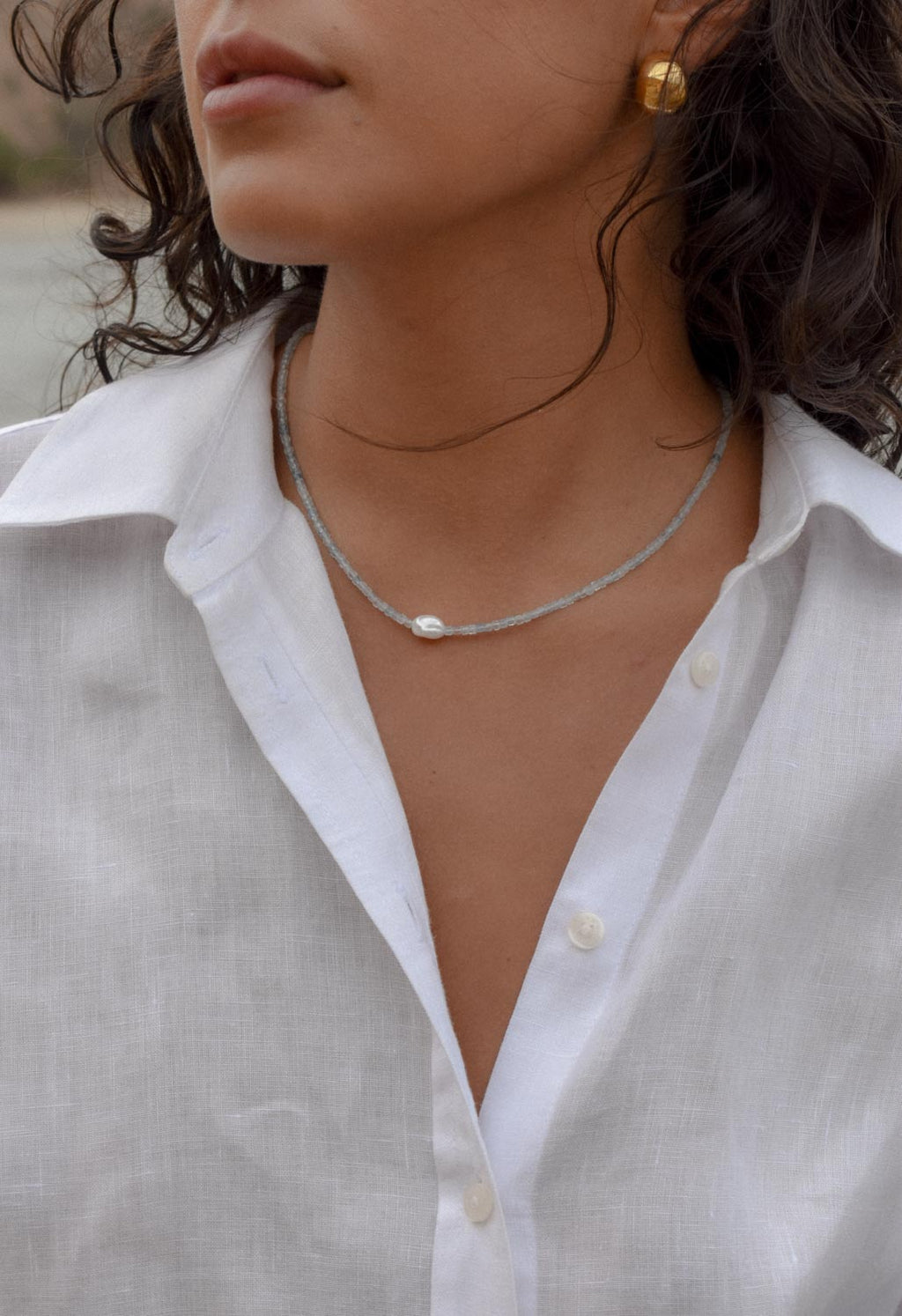 AQUAMARINE NECKLACE